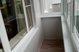 установка окон на балконе